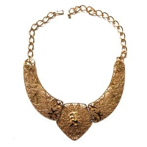 Jose Barrera for Avon Filigree Necklace Choker Art Nouveau Retro Vintage 80s HTF